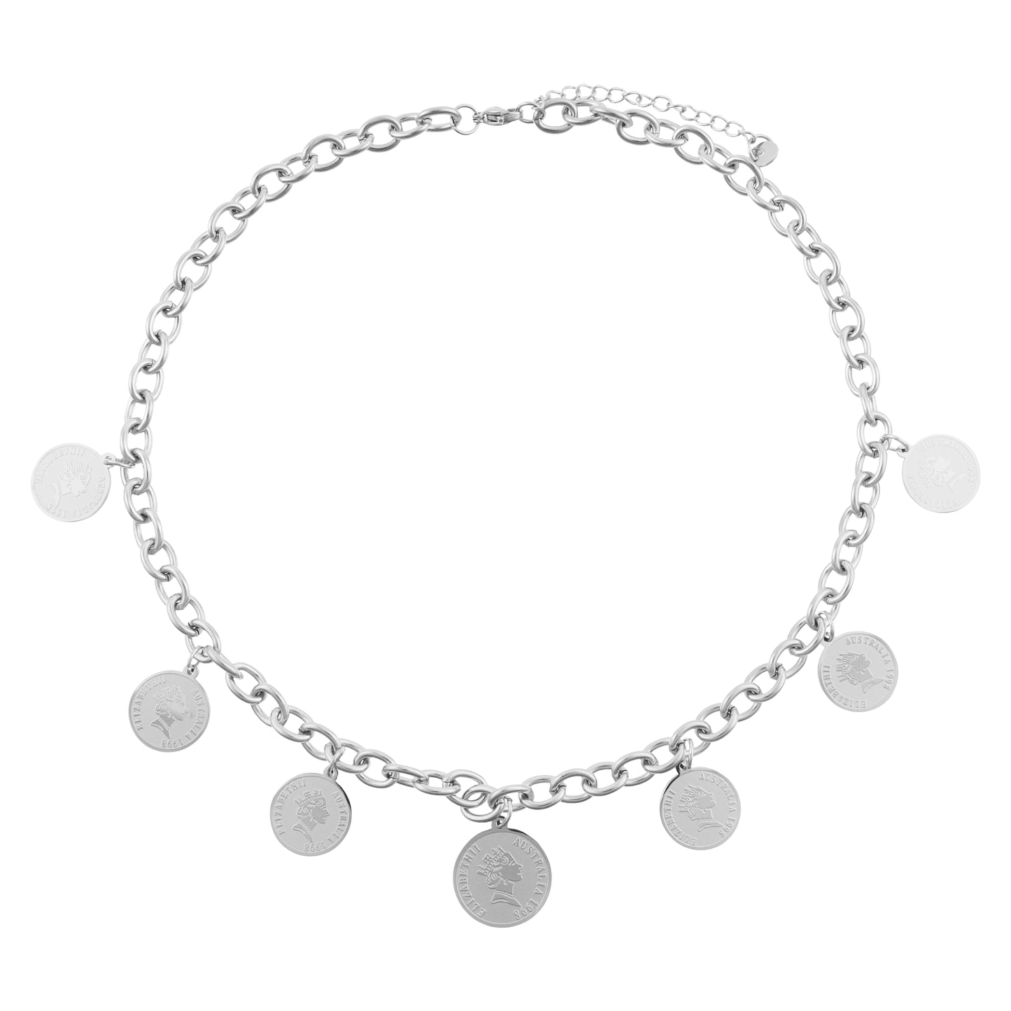 Κολιέ με φλουριά Mar & Mar από ανοξείδωτο ατσάλι