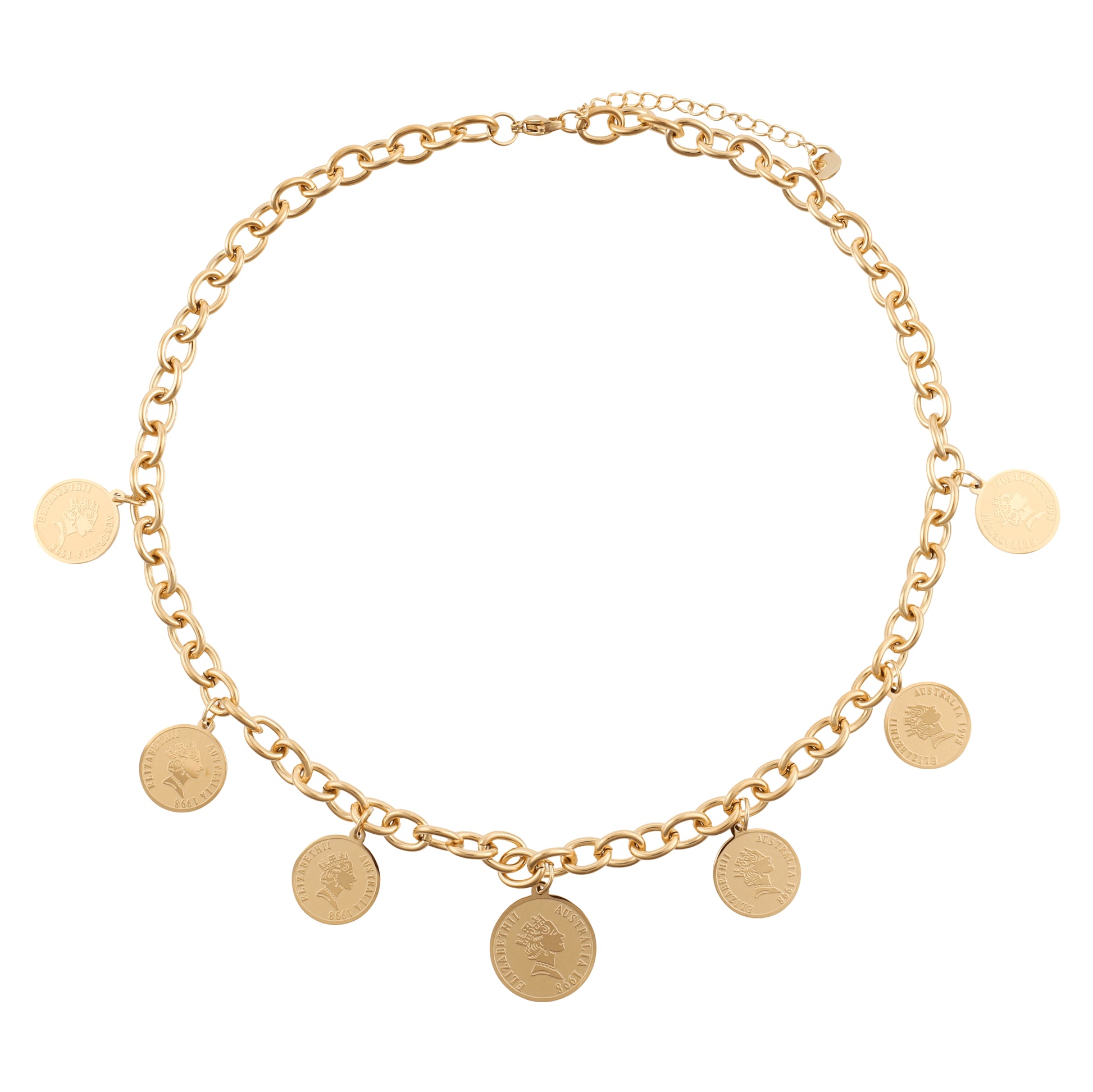 Κολιέ με φλουριά Mar & Mar από ανοξείδωτο ατσάλι