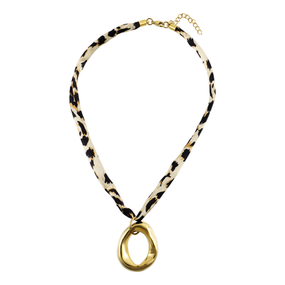 Κολιέ λεοπάρ Mar and Mar Benerly από ανοξείδωτο ατσάλι