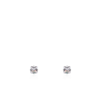 Σκουλαρίκια καρφωτά με ζιργκόν Mar and Mar Dimen Cube Studs από ανοξείδωτο ατσάλι