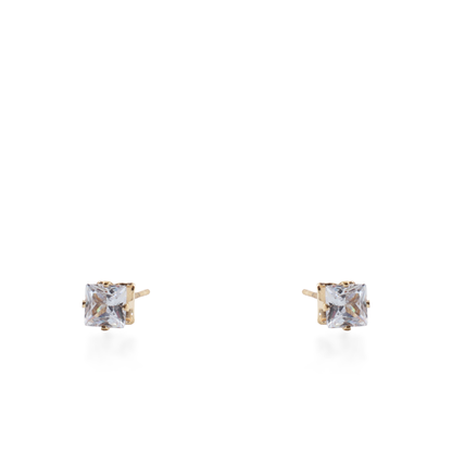 Σκουλαρίκια καρφωτά με ζιργκόν Mar and Mar Dimen Cube Studs από ανοξείδωτο ατσάλι