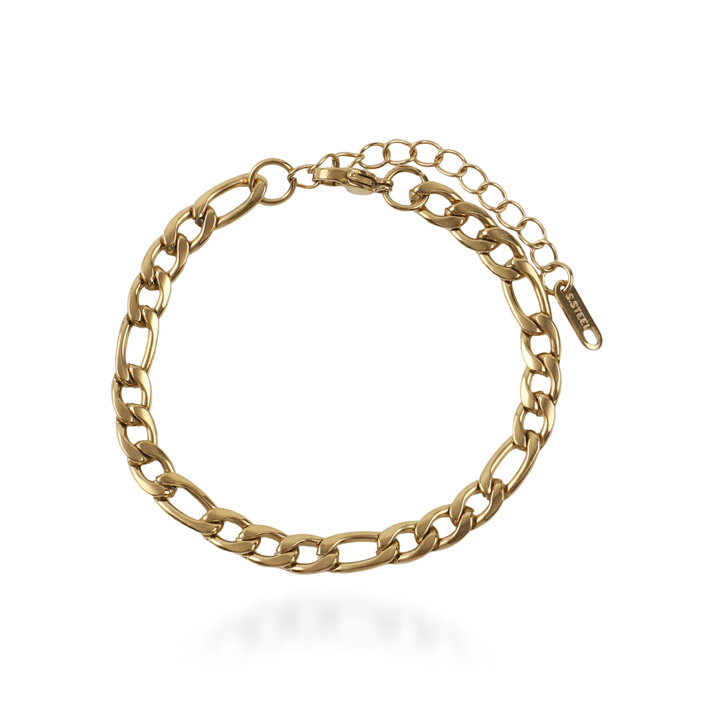 Αλυσίδα χεριού Mar and Mar Figaro (Denver-Gold) από ανοξείδωτο ατσάλι