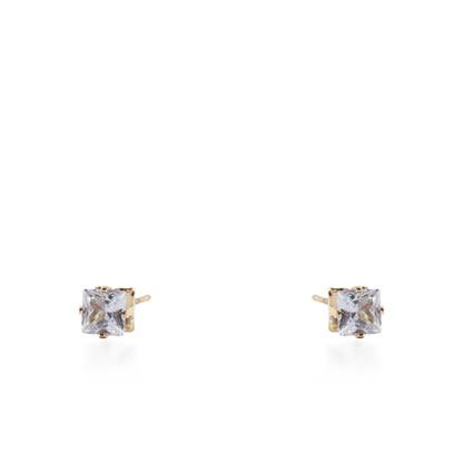 Σκουλαρίκια καρφωτά με ζιργκόν Mar and Mar Dimen Cube Studs από ανοξείδωτο ατσάλι