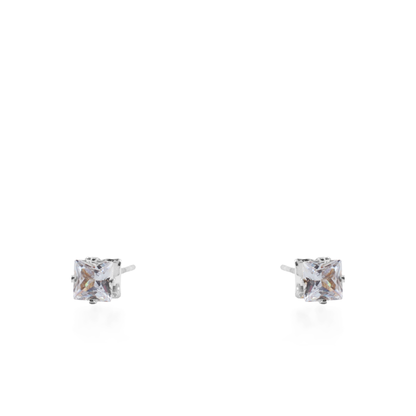 Σκουλαρίκια καρφωτά με ζιργκόν Mar and Mar Dimen Cube Studs από ανοξείδωτο ατσάλι