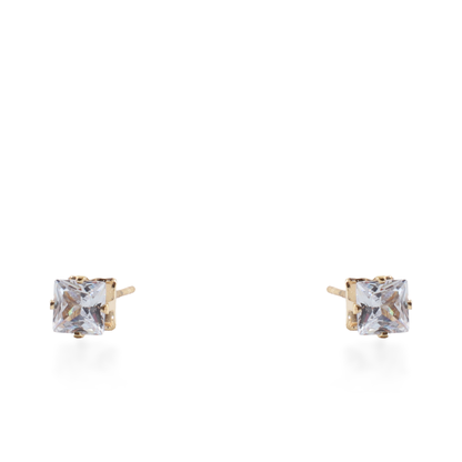 Σκουλαρίκια καρφωτά με ζιργκόν Mar and Mar Dimen Cube Studs από ανοξείδωτο ατσάλι