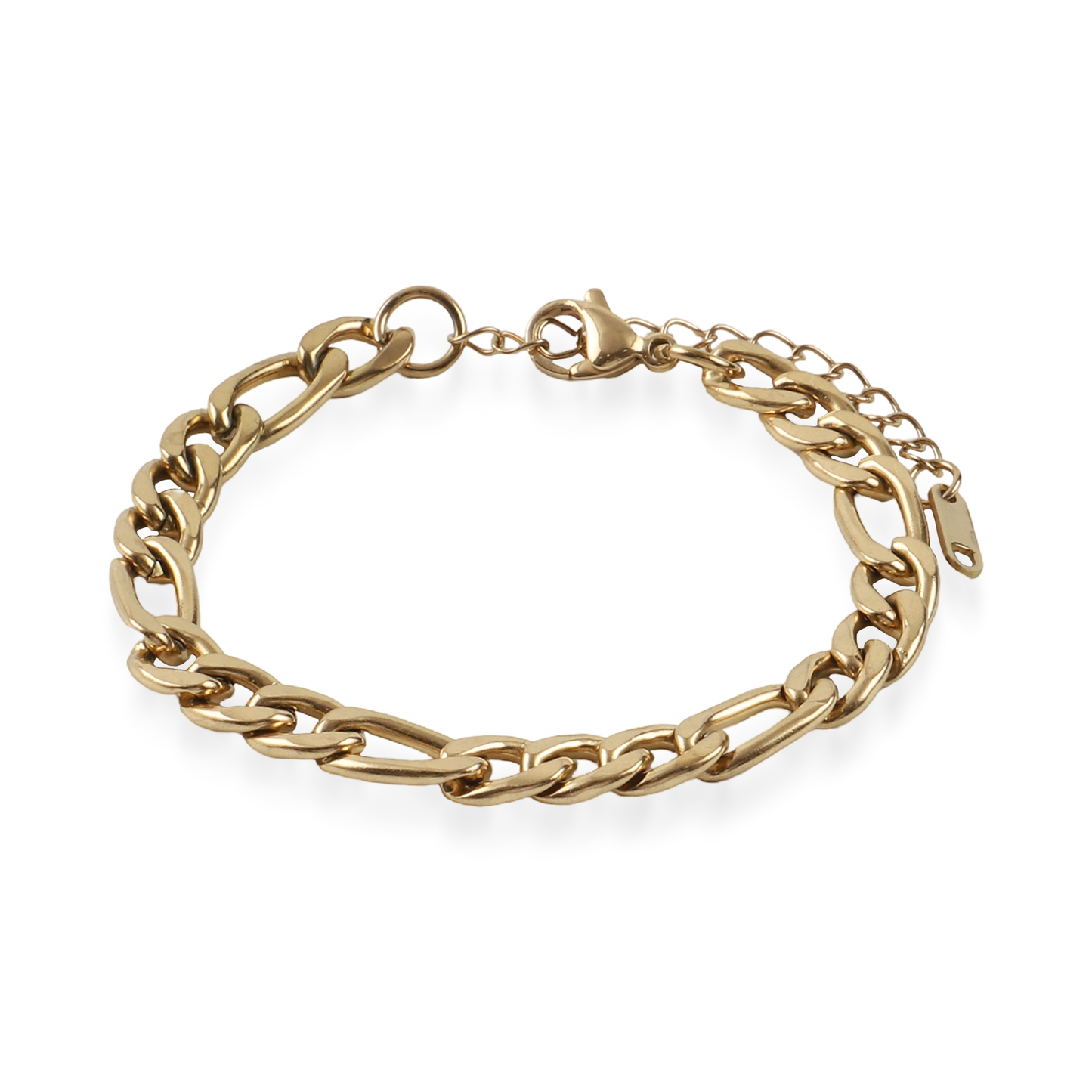 Αλυσίδα χεριού Mar and Mar Figaro (Denver-Gold) από ανοξείδωτο ατσάλι