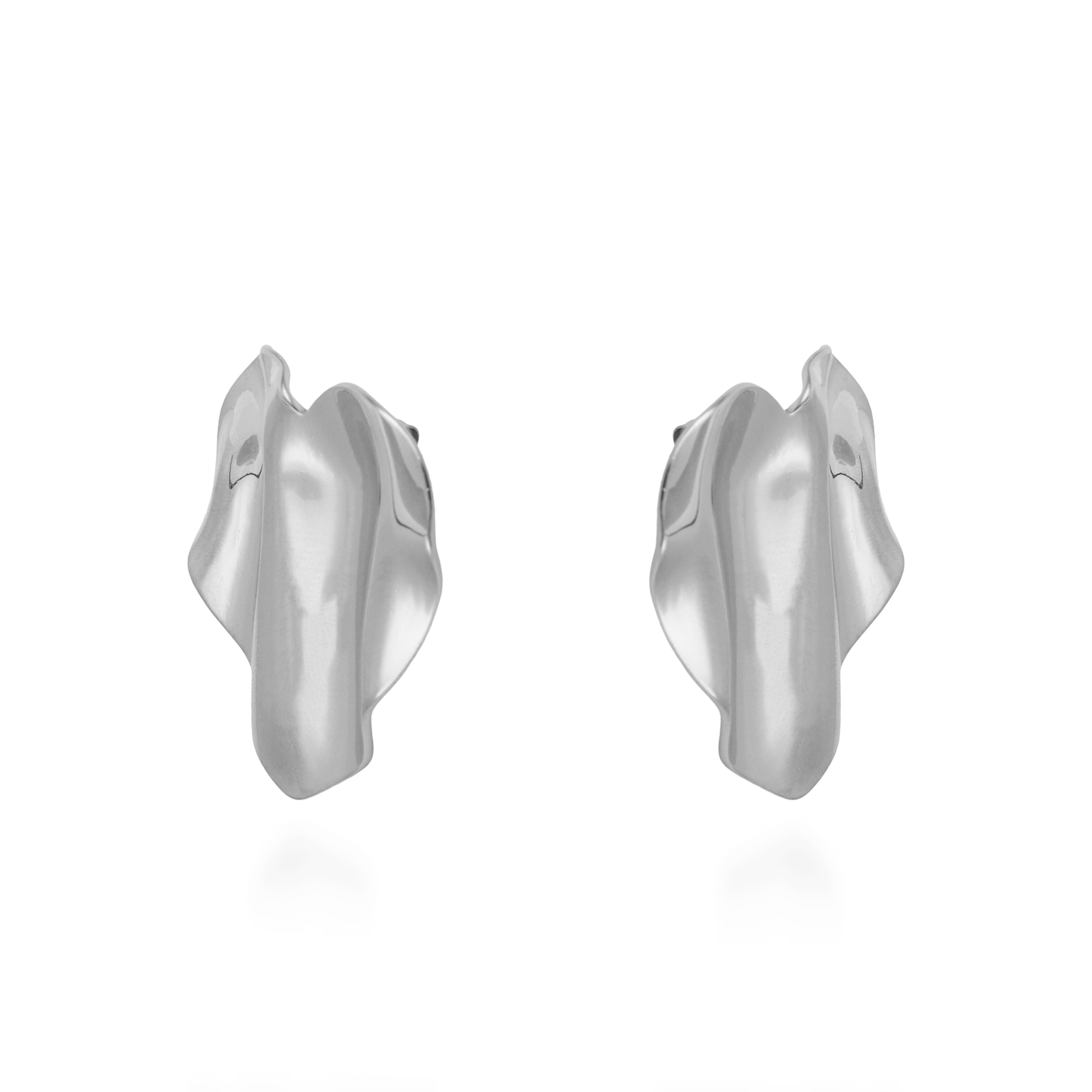 Σκουλαρίκια καρφωτά καρδιά Mar and Mar Herbie Heart (Silver) από ανοξείδωτο ατσάλι