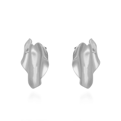 Σκουλαρίκια καρφωτά καρδιά Mar and Mar Herbie Heart (Silver) από ανοξείδωτο ατσάλι