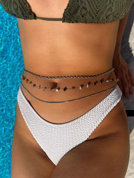 Aλυσίδα κοιλιάς/μέσης Mar and Mar Noel II Belly Chain από ανοξείδωτο ατσάλι