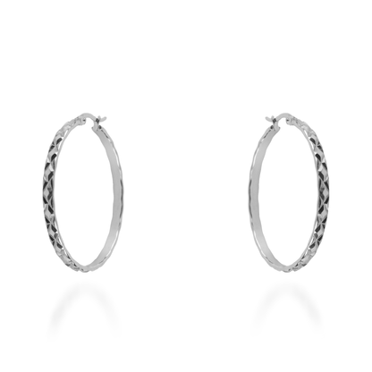 Σκουλαρίκια κρίκοι Mar and Mar Audrina από ανοξείδωτο ατσάλι