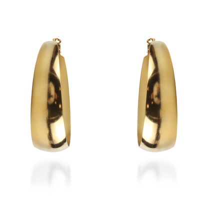 Σκουλαρίκια κρίκοι Mar and Mar Natty από ανοξείδωτο ατσάλι