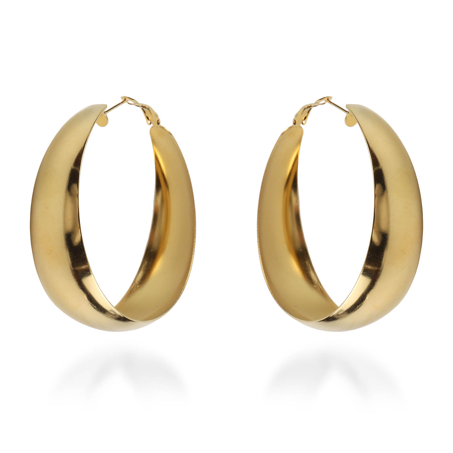 Σκουλαρίκια κρίκοι Mar and Mar Natty από ανοξείδωτο ατσάλι