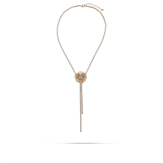 Κολιέ tennis tie με πέτρες ζιργκόν Mar and Mar Ellesie Jasmine