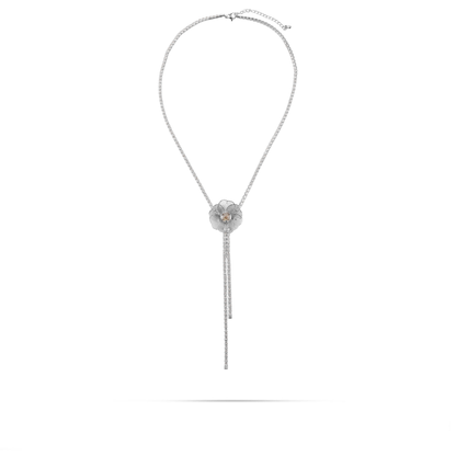 Κολιέ tennis tie με πέτρες ζιργκόν Mar and Mar Ellesie Jasmine (Silver)