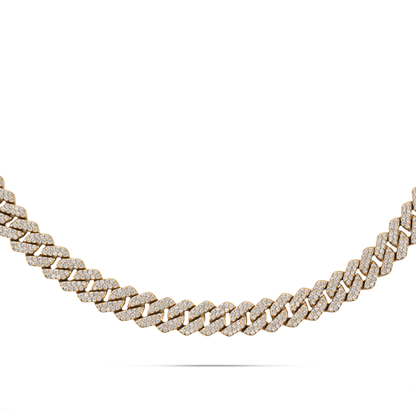 Αλυσίδα λαιμού με ζιργκόν Mar and Mar Cuban Curb Luxen από ανοξείδωτο ατσάλι