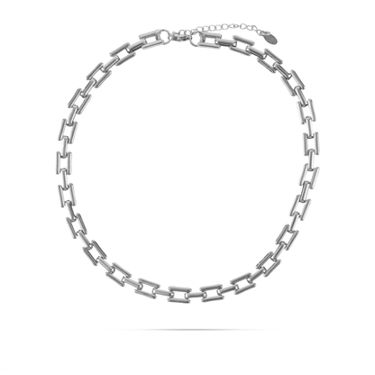 Αλυσίδα λαιμού Mar and Mar Holly Silver από ανοξείδωτο ατσάλι