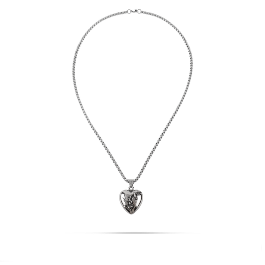 Κολιέ Mar and Mar Ramer Heart Pendant από ανοξείδωτο ατσάλι