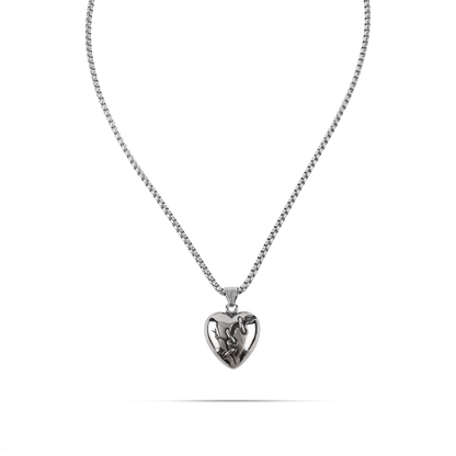 Κολιέ Mar and Mar Ramer Heart Pendant από ανοξείδωτο ατσάλι