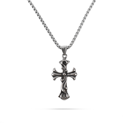 Ανδρικό κολιέ με σταυρό Mar and Mar Kyson από ανοξείδωτο ατσάλι