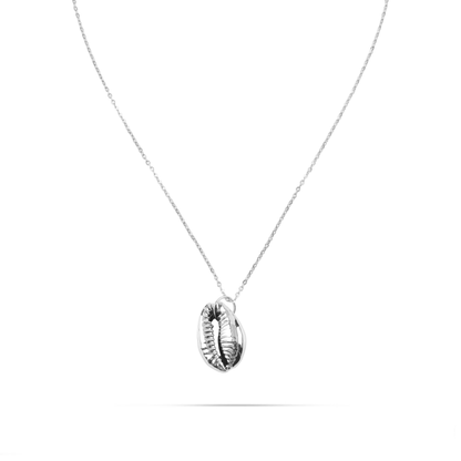Κολιέ με κρεμαστό κοχύλι Mar and Mar Argus (Silver) από ανοξείδωτο ατσάλι