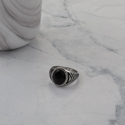 Ανδρικό δαχτυλίδι με όνυχα Mar & Mar Beckar από ανοξείδωτο ατσάλι