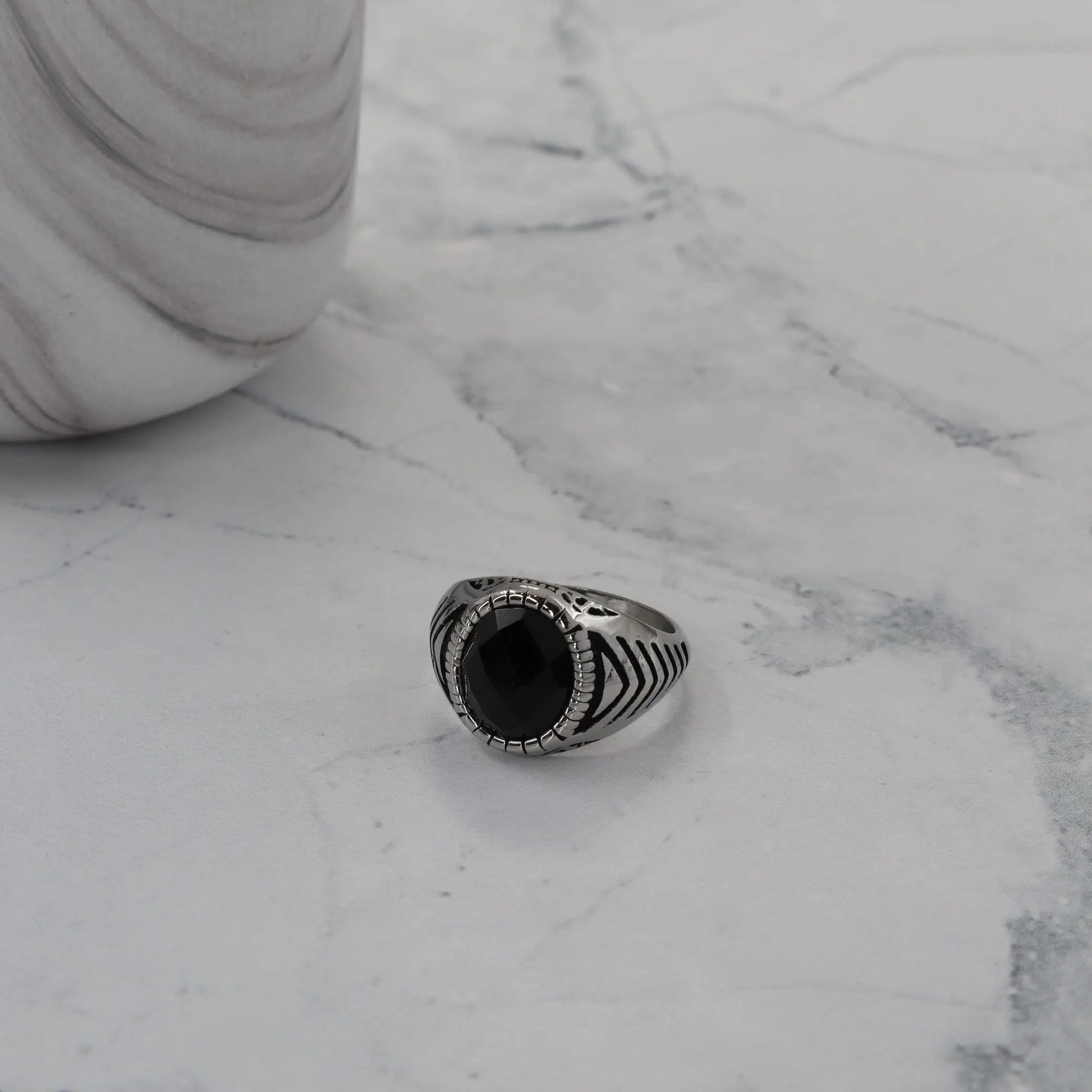 Ανδρικό δαχτυλίδι με όνυχα Mar & Mar Beckar από ανοξείδωτο ατσάλι