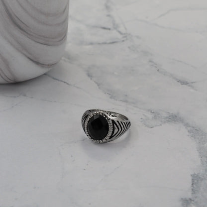 Ανδρικό δαχτυλίδι με όνυχα Mar & Mar Beckar από ανοξείδωτο ατσάλι