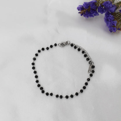 Αλυσίδα ποδιού με χάντρες Mar and Mar Priya Anklet από ανοξείδωτο ατσάλι