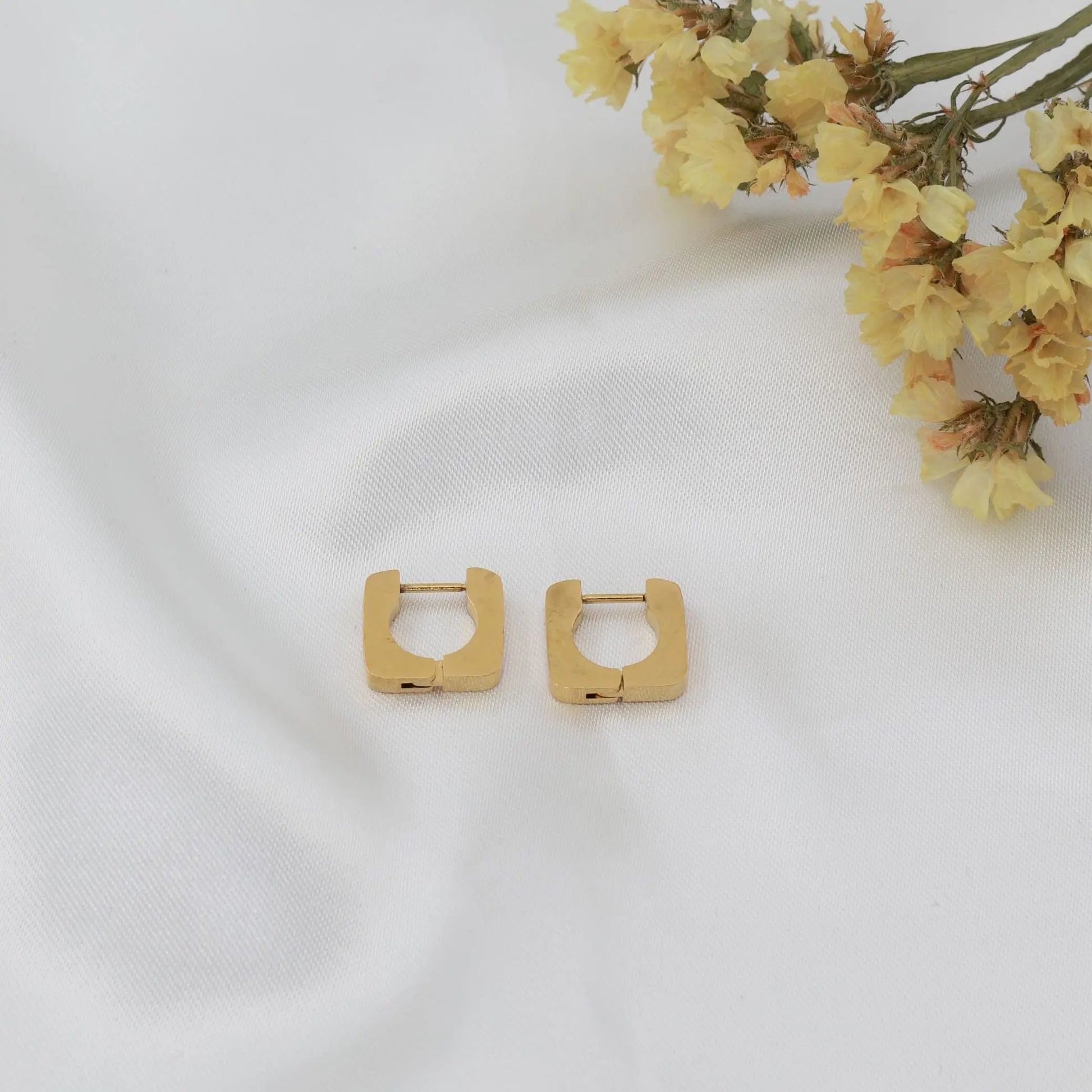 Σκουλαρίκια κρίκοι γεωμετρικοί Mar & Mar Mini Hoops ( Shape ) από ανοξείδωτο ατσάλι