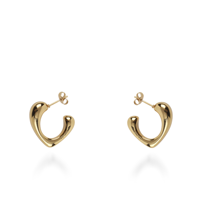 Σκουλαρίκια κρίκοι Mar and Mar Ondine από ανοξείδωτο ατσάλι