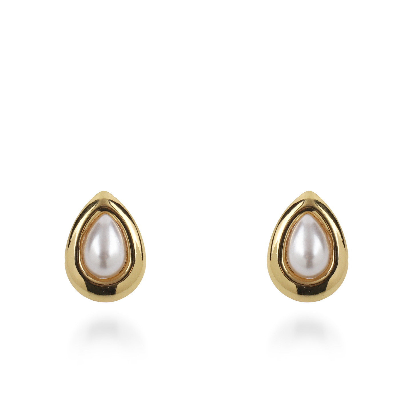 Σκουλαρίκια καρφωτά με πέρλα Mar and Mar Aeliana από ανοξείδωτο ατσάλι