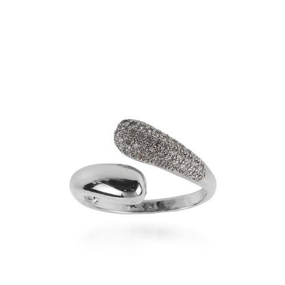 Γυναικείο δαχτυλίδι με ζιργκόν Mar and Mar Morena Sparkle Silver