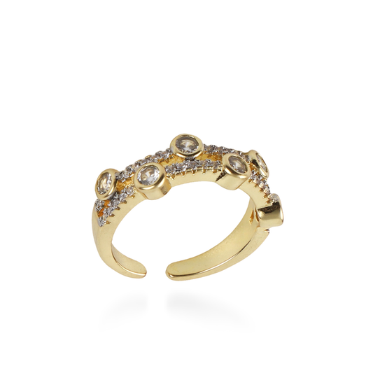 Γυναικείο δαχτυλίδι με ζιργκόν Mar and Mar Ellaria