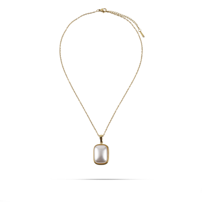 Κολιέ με πέρλα Mar and Mar Adelina από ανοξείδωτο ατσάλι