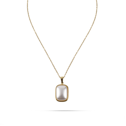 Κολιέ με πέρλα Mar and Mar Adelina από ανοξείδωτο ατσάλι