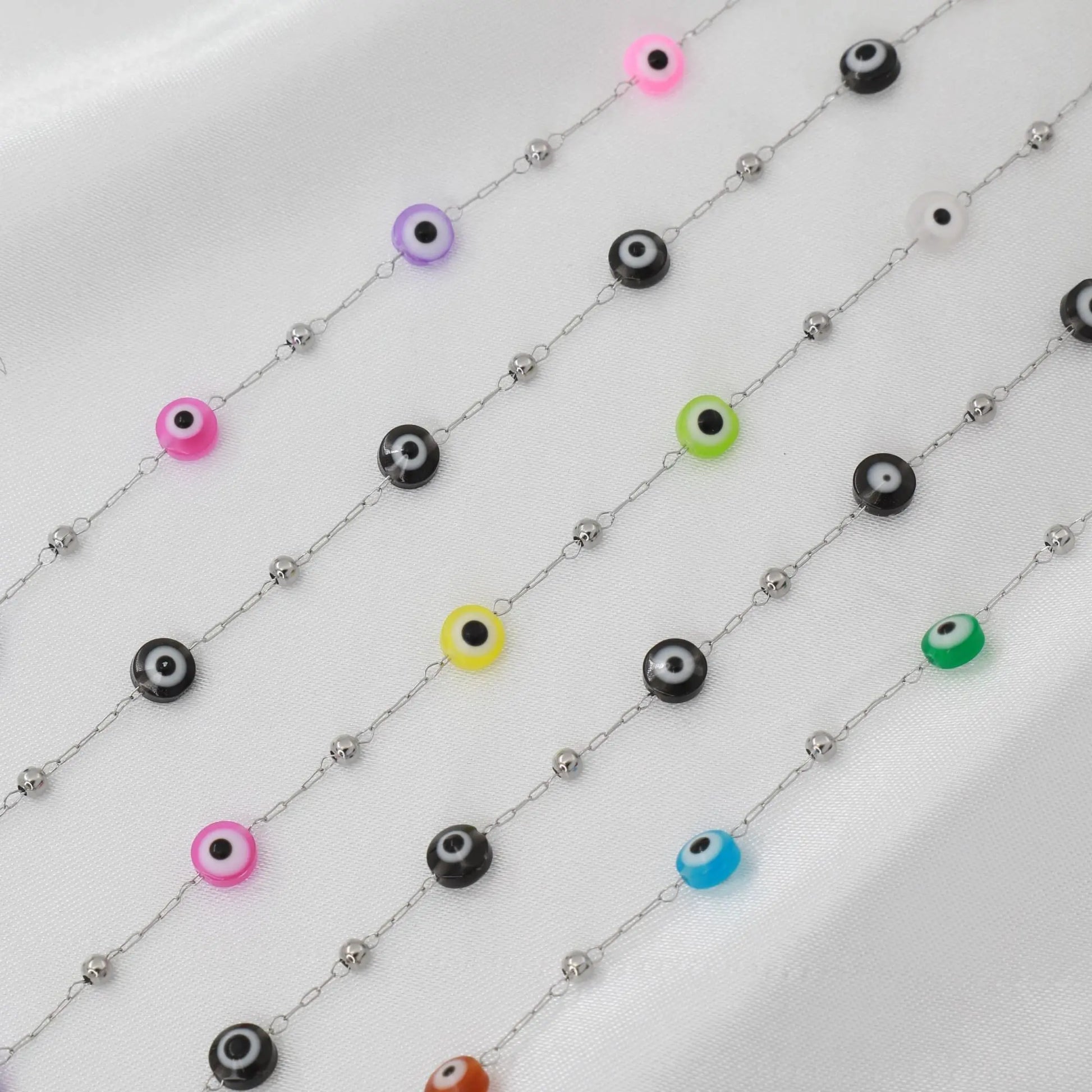 Αλυσίδα ποδιού με ματάκια Mar & Mar Undine Anklet από ανοξείδωτο ατσάλι