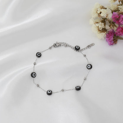 Αλυσίδα ποδιού με ματάκια Mar and Mar Undine Anklet από ανοξείδωτο ατσάλι