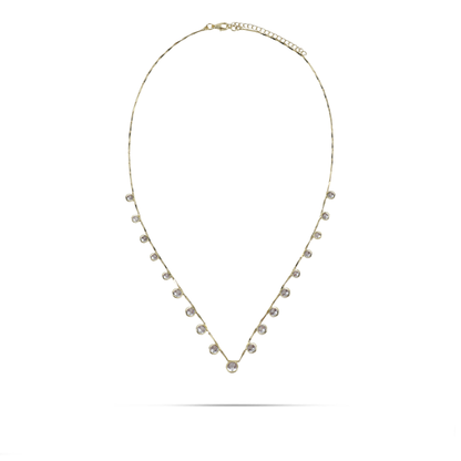 Κολιέ με πέτρες ζιργκόν Mar and Mar Eclessa από ανοξείδωτο ατσάλι