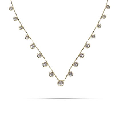 Κολιέ με πέτρες ζιργκόν Mar and Mar Eclessa από ανοξείδωτο ατσάλι