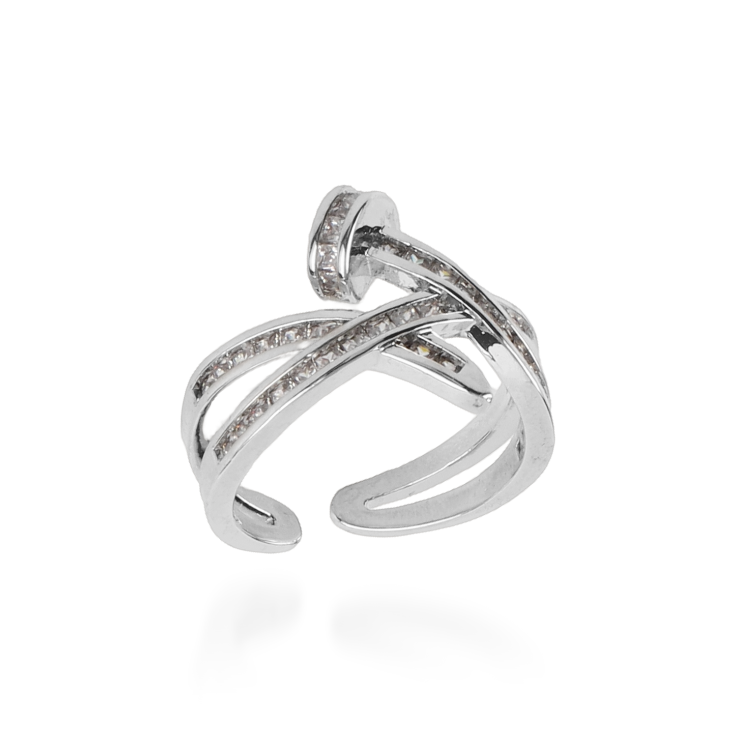 Γυναικείο δαχτυλίδι φίδι με ζιργκόν Mar and Mar Elowen