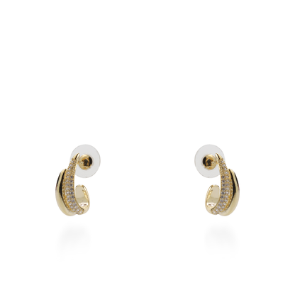 Σκουλαρίκια καρφωτά με ζιργκόν Mar and Mar Yvian