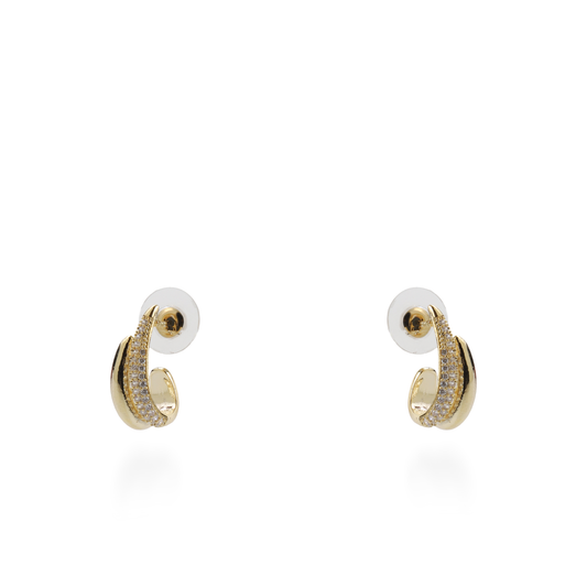 Σκουλαρίκια καρφωτά με ζιργκόν Mar and Mar Yvian