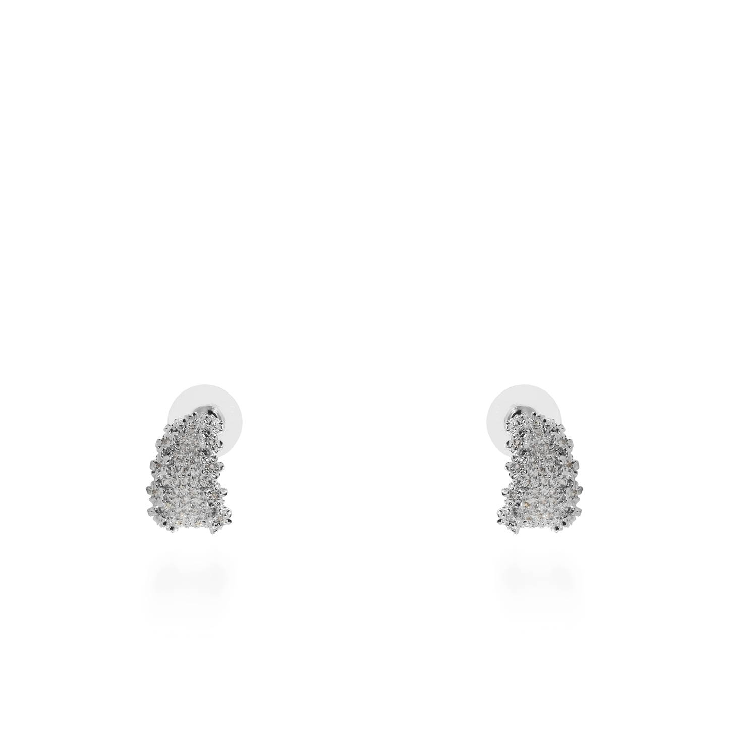 Σκουλαρίκια καρφωτά με ζιργκόν Mar and Mar Belora (Silver)