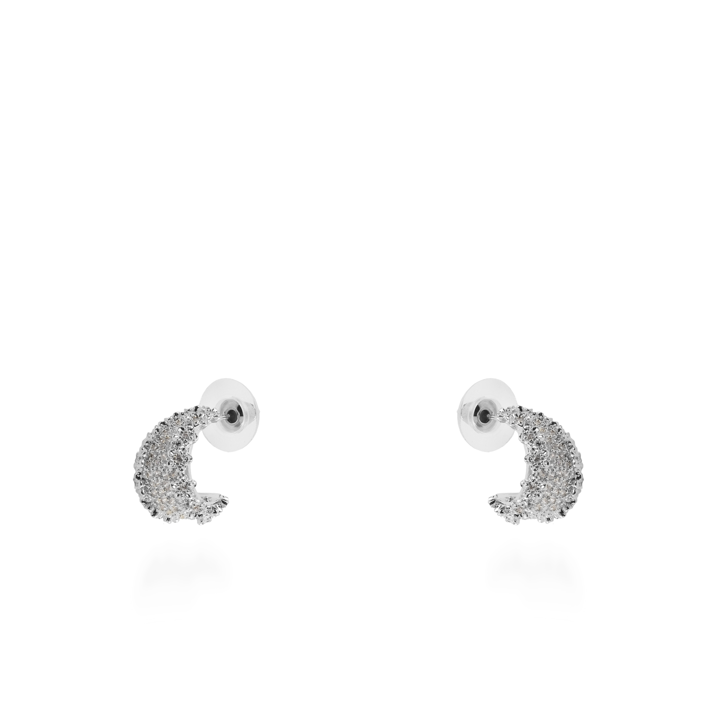 Σκουλαρίκια καρφωτά με ζιργκόν Mar and Mar Belora (Silver)