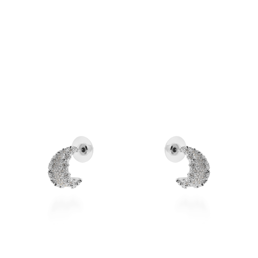 Σκουλαρίκια καρφωτά με ζιργκόν Mar and Mar Belora (Silver)