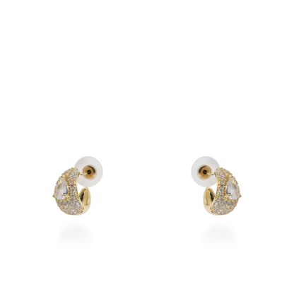 Σκουλαρίκια κρίκοι με ζιργκόν Mar and Mar Brilora