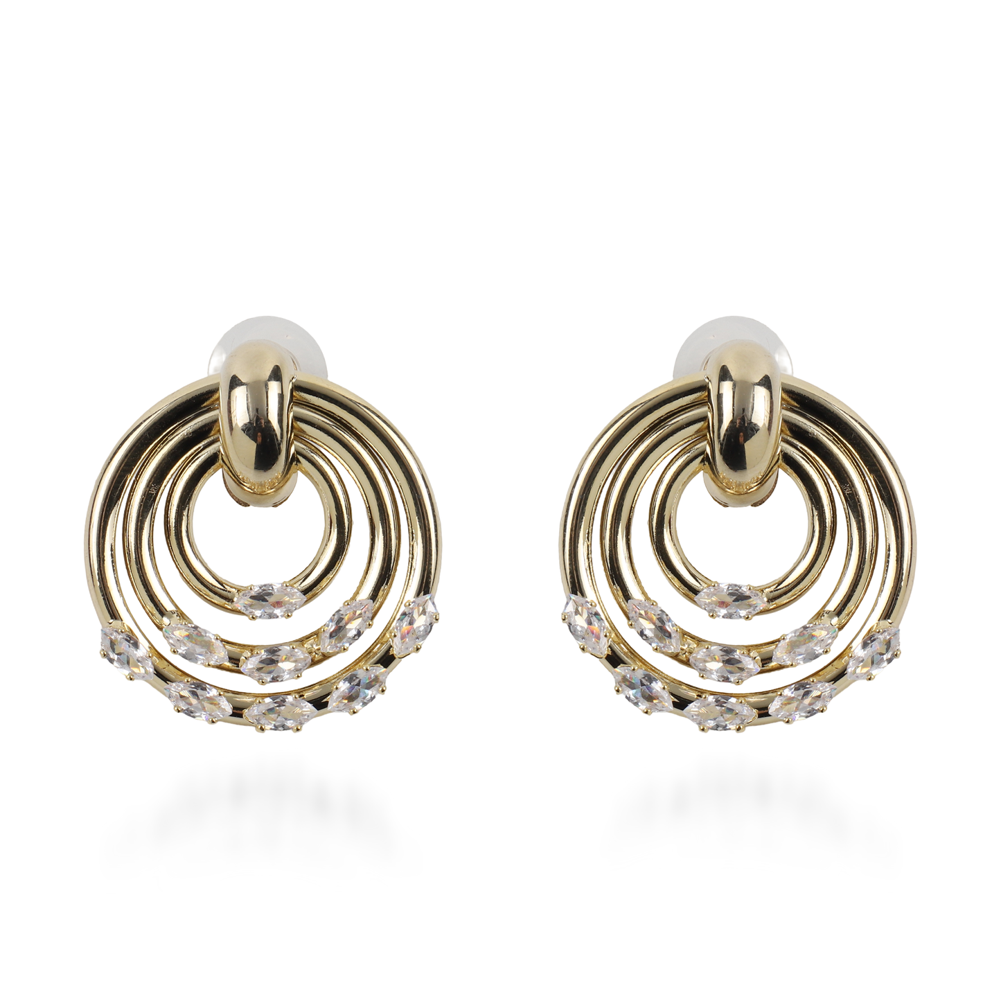 Σκουλαρίκια καρφωτά με ζιργκόν Mar and Mar Riona