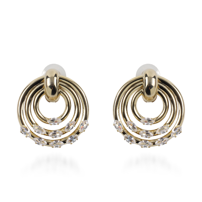 Σκουλαρίκια καρφωτά με ζιργκόν Mar and Mar Riona