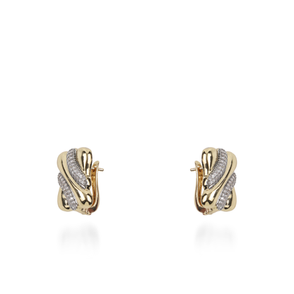 Σκουλαρίκια καρφωτά με ζιργκόν Mar and Mar Sidra