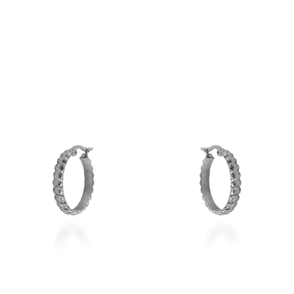 Σκουλαρίκια κρίκοι Mar and Mar Balisia από ανοξείδωτο ατσάλι